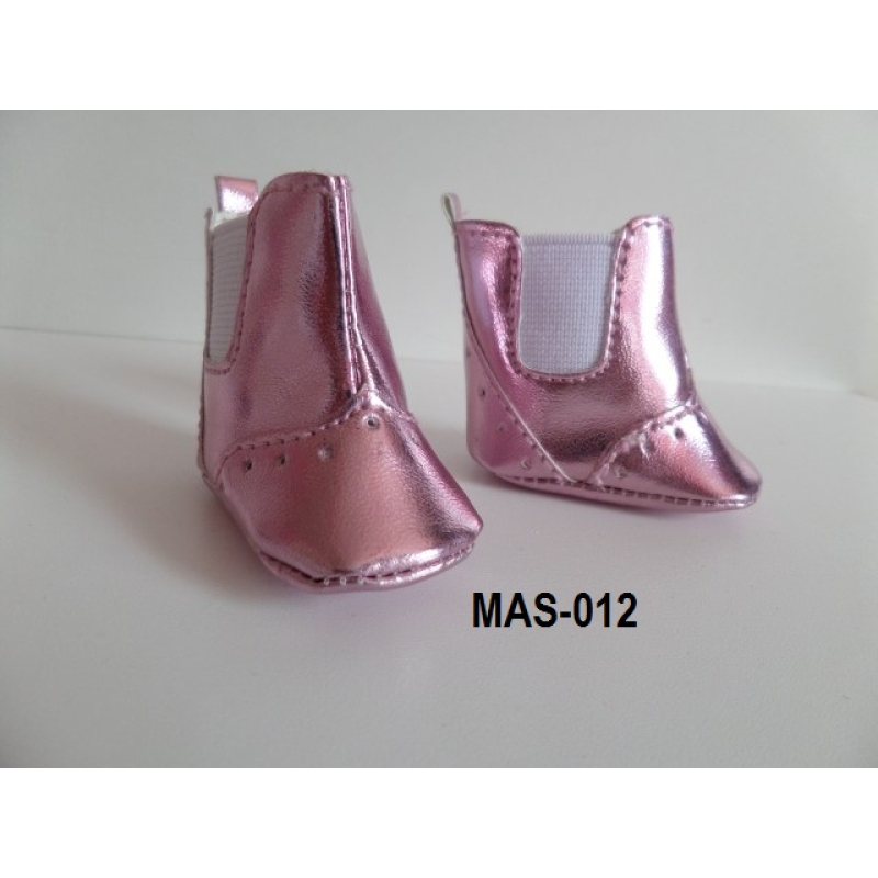 Laarsjes van metallic rose